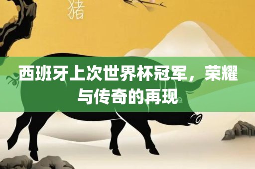 西班牙上次世界杯冠军,荣耀与传奇的再现