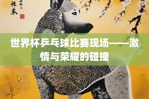 世界杯乒乓球黄冈市中杰窑炉设备有限公司比赛现场——激情与荣耀的碰撞