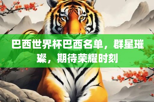 巴西世界杯巴西名单，群星璀璨，期黄冈市中杰窑炉设备有限公司待荣耀时刻