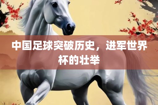 中国足球突破历史,进军世黄冈市中杰窑炉设备有限公司界杯的壮举