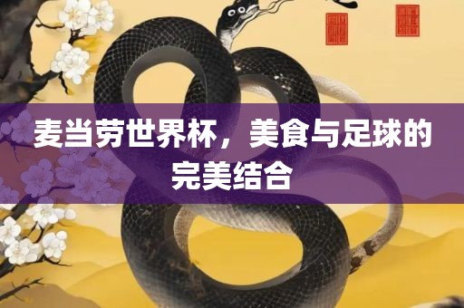 麦当黄冈市中杰窑炉设备有限公司劳世界杯,美食与足球的完美结合