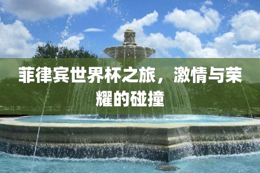 菲律宾世界杯之旅,激情与荣耀的碰撞