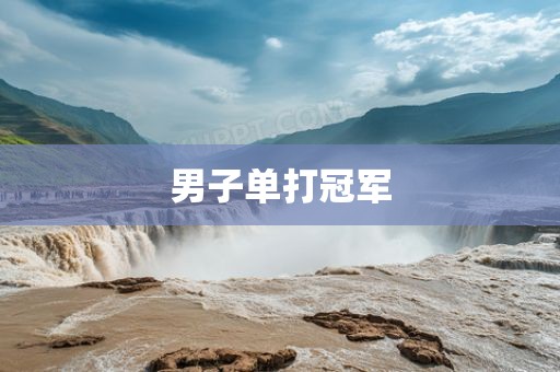 男子单打冠军黄冈市中杰窑炉设备有限公司