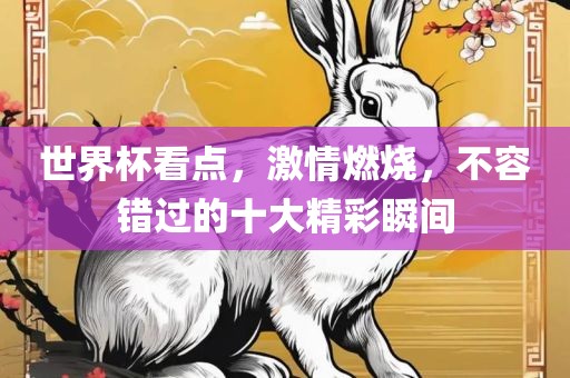 世界杯看点,激情燃烧,不容错过的十大精彩瞬间