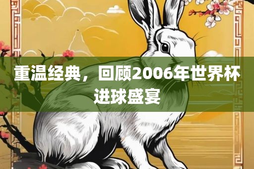 重温经典,回顾2006年世界杯进球盛宴