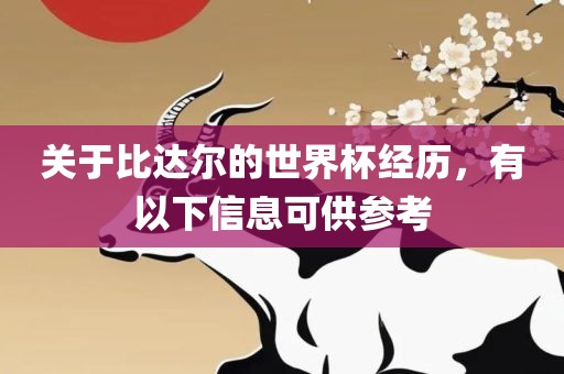 关于比达尔的世界杯经历,有以下信息可供参考黄冈市中杰窑炉设备有限公司