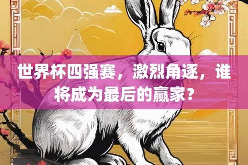 世界杯四强赛，激烈角逐，谁将成为最后的赢家？黄冈市中杰窑炉设备有限公司