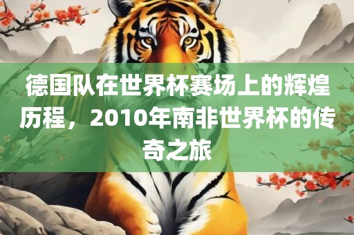 德国队在世界杯赛场上的辉煌历程，2010年黄冈市中杰窑炉设备有限公司南非世界杯的传奇之旅