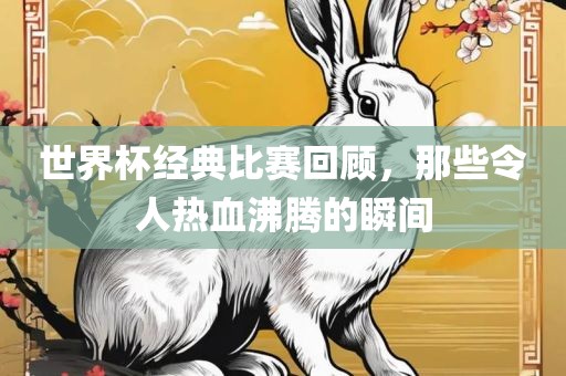 世界杯经典比赛回顾，那黄冈市中杰窑炉设备有限公司些令人热血沸腾的瞬间