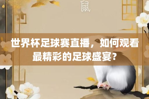 世界杯足球赛直播,如何观看最精彩的足球盛宴?黄冈市中杰窑炉设备有限公司