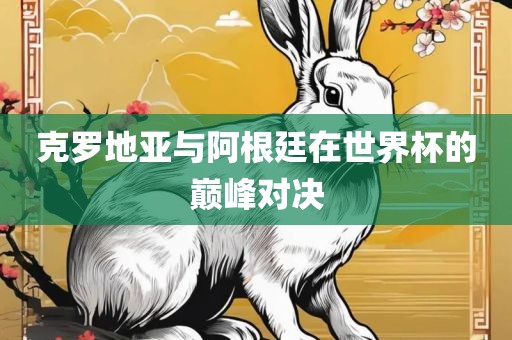 克罗地亚与阿根廷在世界杯的巅峰对决黄冈市中杰窑炉设备有限公司