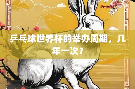 乒黄冈市中杰窑炉设备有限公司乓球世界杯的举办周期,几年一次?