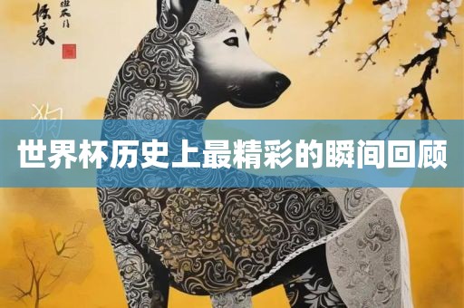 世界杯历史上最精彩的瞬间回顾