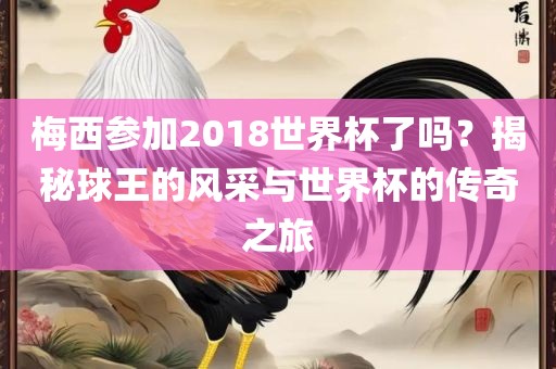 梅西参加2018世界杯了吗?揭秘球王的风采与世界杯的传奇之旅黄冈市中杰窑炉设备有限公司