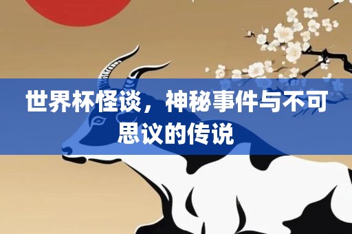 黄冈市中杰窑炉设备有限公司世界杯怪谈,神秘事件与不可思议的传说