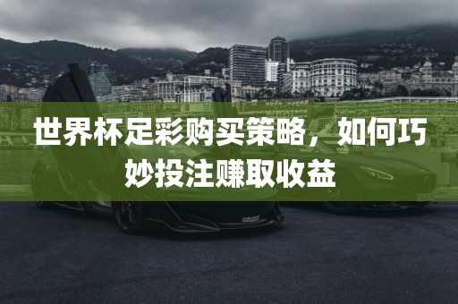 世界杯足彩购买策略,如何巧妙投注赚取收黄冈市中杰窑炉设备有限公司益