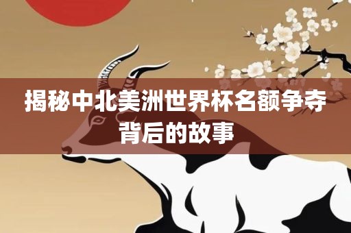 揭秘中黄冈市中杰窑炉设备有限公司北美洲世界杯名额争夺背后的故事