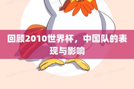 回顾2010世界杯，中国队的表现与影响黄冈市中杰窑炉设备有限公司