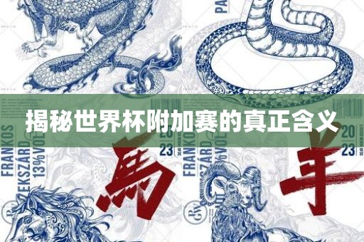 揭秘世界杯附加赛的真正含义