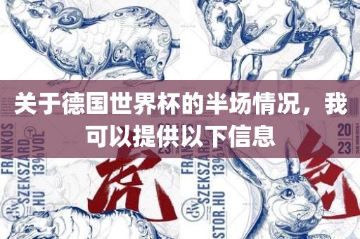 关于德国世界杯的半场情况,我可以提供以下信息黄冈市中杰窑炉设备有限公司