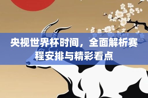 央视世界杯时间,全面解析赛程安排与精彩看点