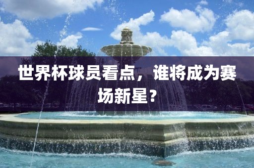 世界杯球员看点，谁将成为赛场新星？